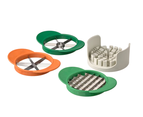 УППФИЛЛД UPPFYLLD Нарезка для фруктов, набор 4 шт, цветные