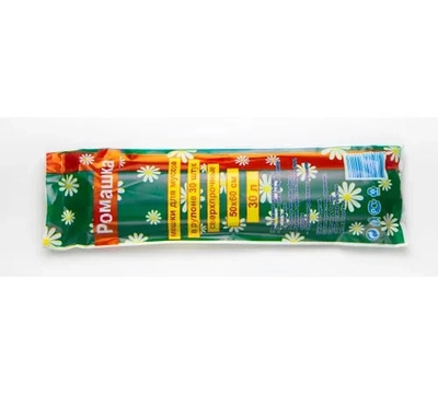 Мешки для мусора 30 л, 30 шт, 10 мкм, 50x60 см, ПНД, черные