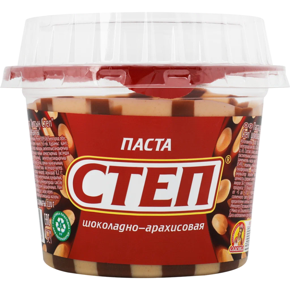 Паста Золотой Степ шоколад-арахис 220 гр