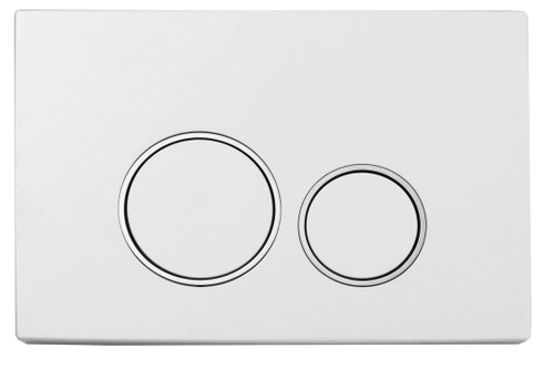 Boheme Кнопка для инсталляции, пластик WHITE CHROMO, круглая