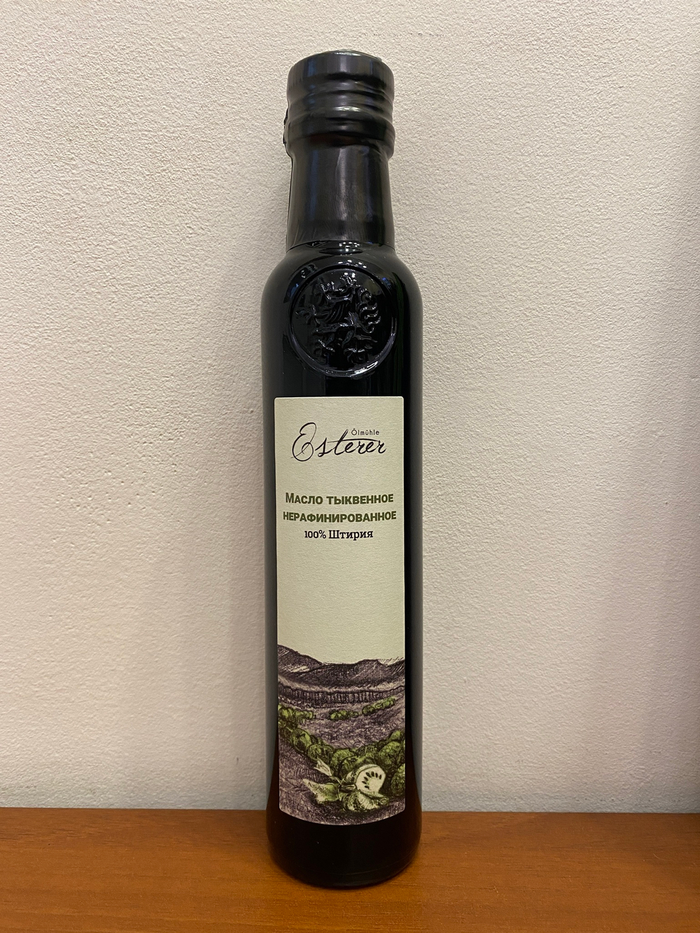 Штирийское масло тыквенных семечек Ölmühle Esterer, Styrian нерафинированное (250 мл), Австрия