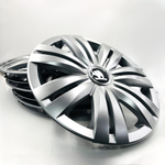 Колпаки на колеса гибкие на Skoda с эмблемой R17 4 шт