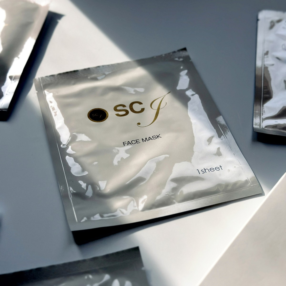 Тканевые маски с экзосомами и стволовыми клетками Enzym SCJ Face Mask