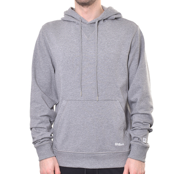 Мужская теннисная кофта Wilson Triblend Hoodie - серый