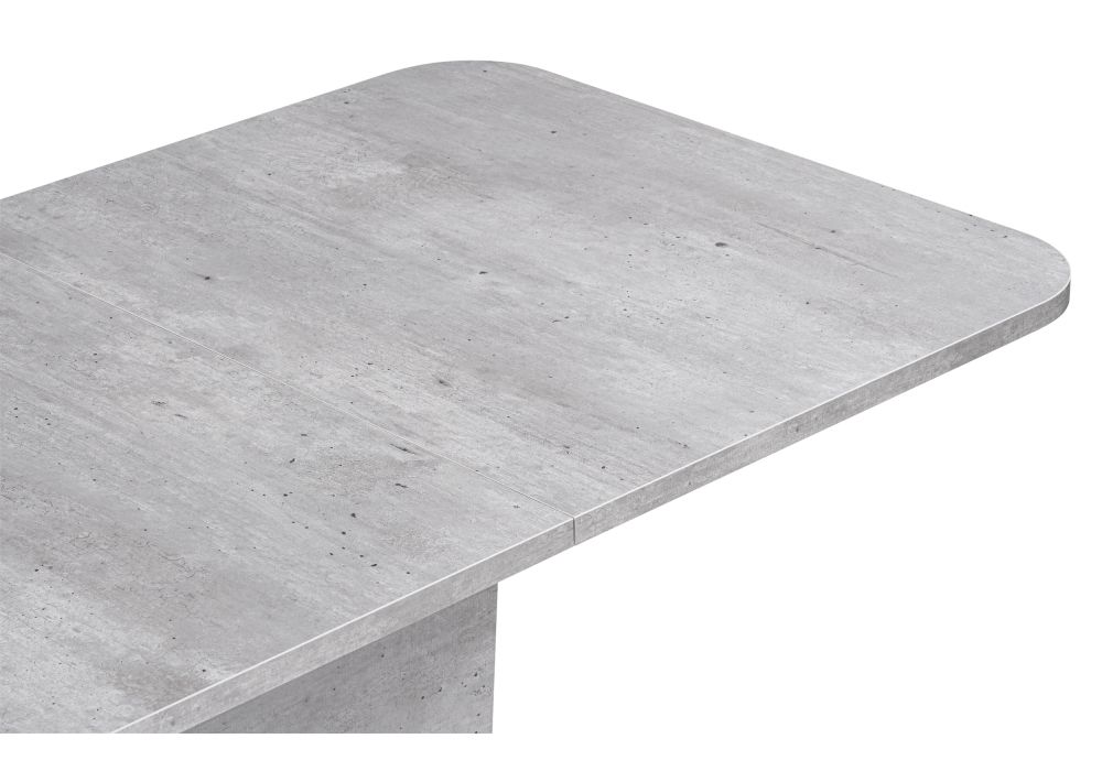 Стол на тумбе Токио-28 120(152)х75х75 метрополитан грей / антрацит