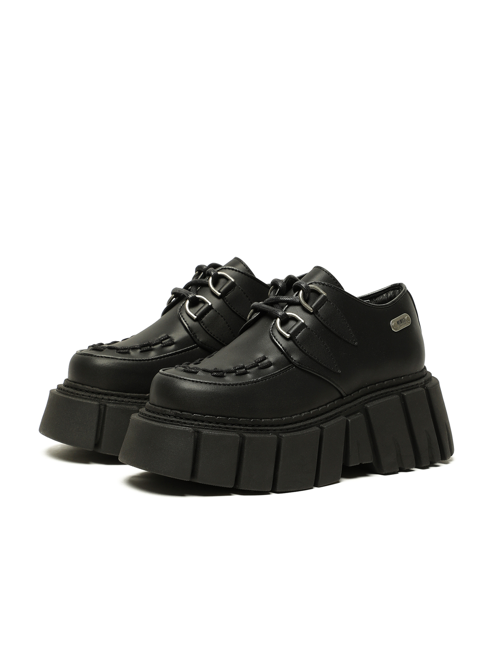Женские Ботинки Black Suede Creepers