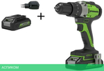 Дрель-шуруповерт Greenworks GD24DD60K2 (3704107UA)