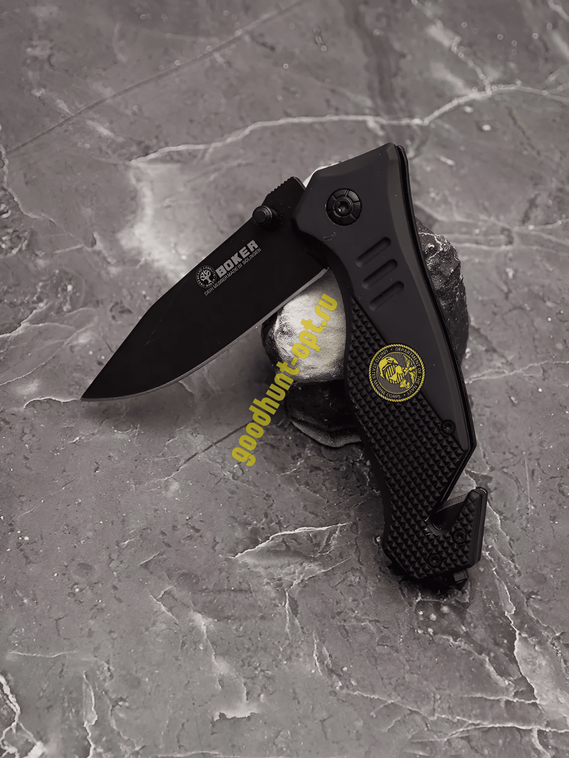 Выкидной нож тактический BOKER Черный