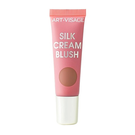 Art-Visage Румяна для лица Silk Cream Blush, кремовые, с сатиновым финишем, тон №434, Розовое какао, 13 мл