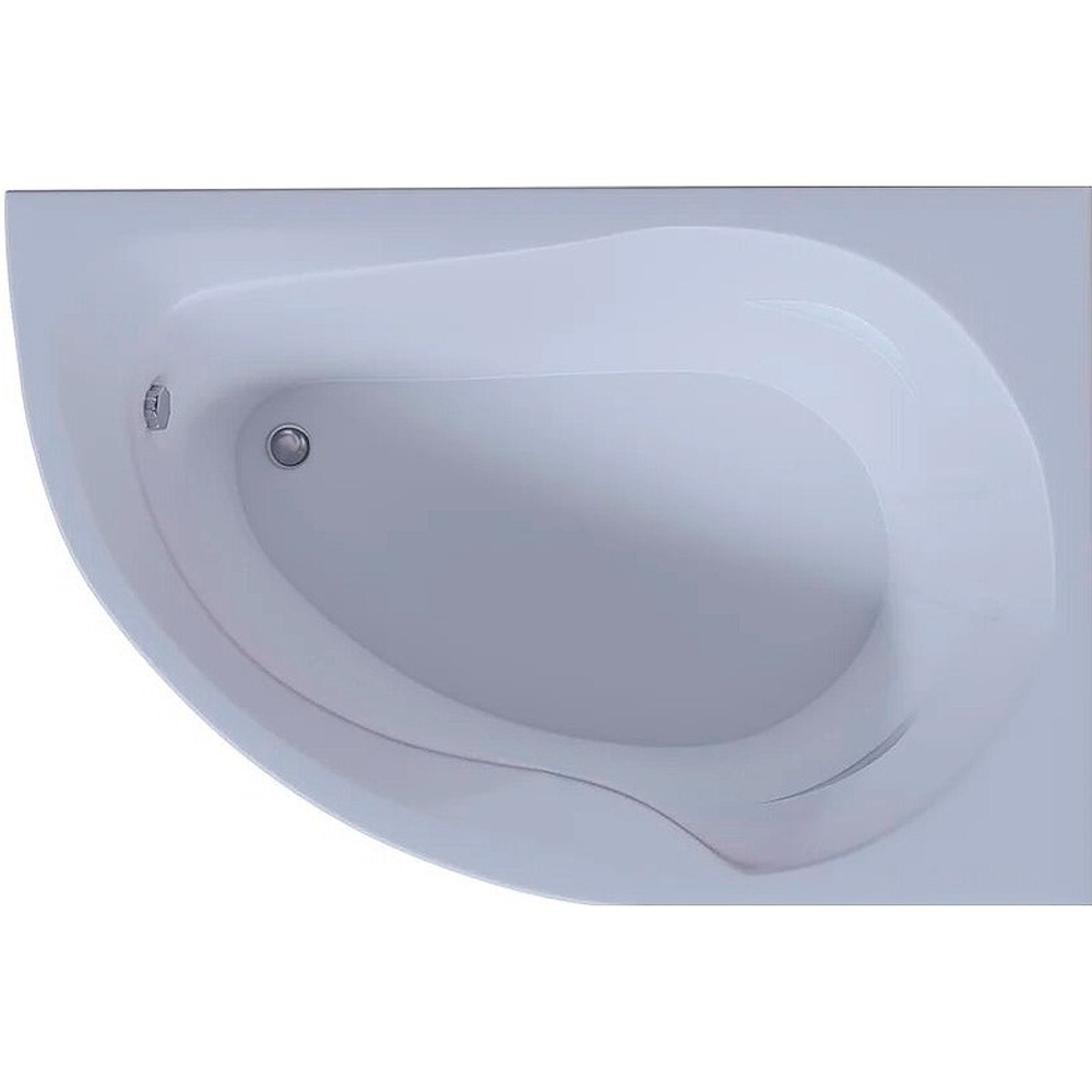 Акриловая ванна Aquatek (Акватек) Вирго 150x100 R, с каркасом, с фронтальной панелью, со сливом-переливом