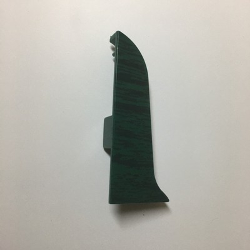 Заглушка левая к плинтусу "LIDER-62" 275 Зеленый