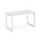 Style Project Стол письменный SN-59O.SP-003 Дуб Наварра/Металл Белый/Белый Заглушка 1380*600*750