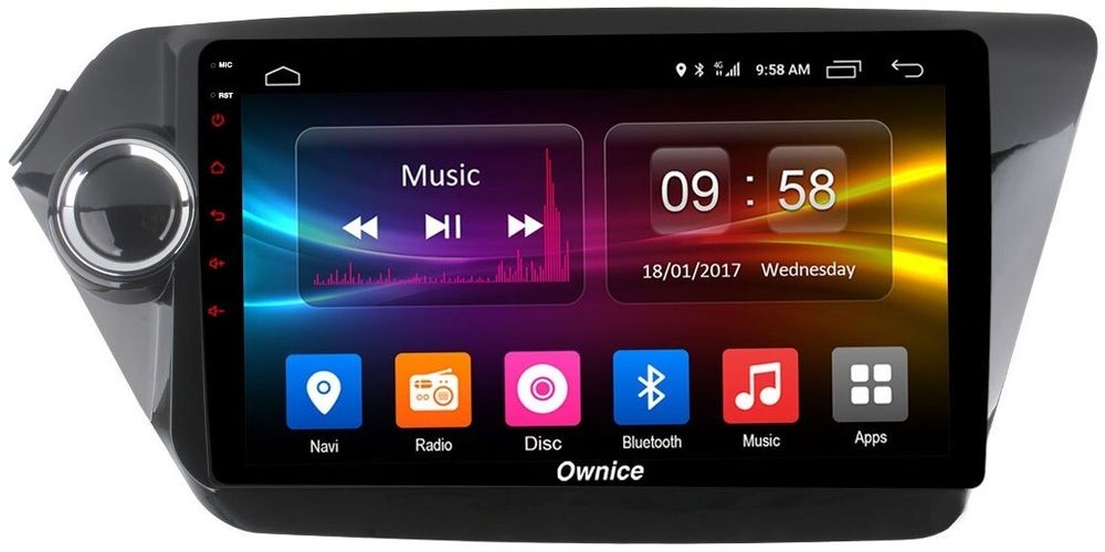 Магнитола для KIA Rio 3 2011-2017 (QB) - Carmedia OL-9731 QLed, Android 12, TS10, CarPlay, 4G SIM-слот