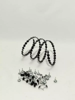 Молдинг гвоздевой "Черный", гвоздевая лента для мебели