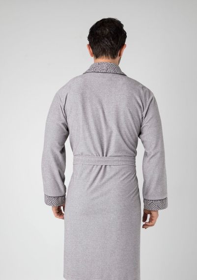 Халат мужской облегченный 20695 серый Nusa Турция
