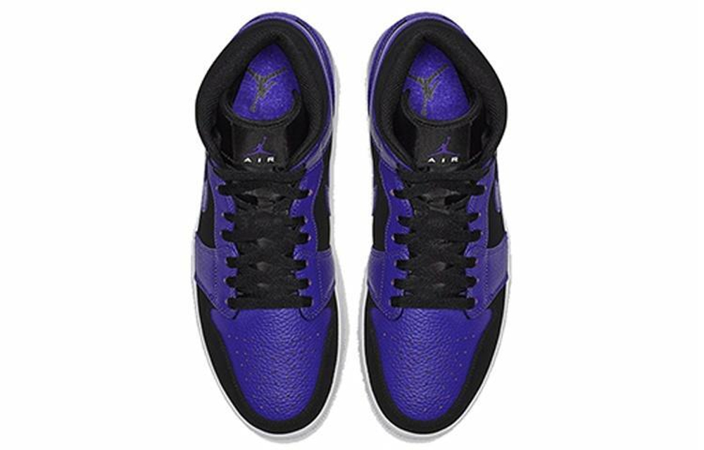 Кроссовки Jordan Air Jordan 1 Mid Black Dark Concord