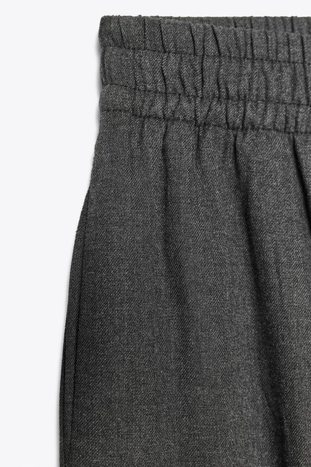 ZARA ПРЯМЫЕ БРЮКИ, ТЕМНО-СЕРЫЙ