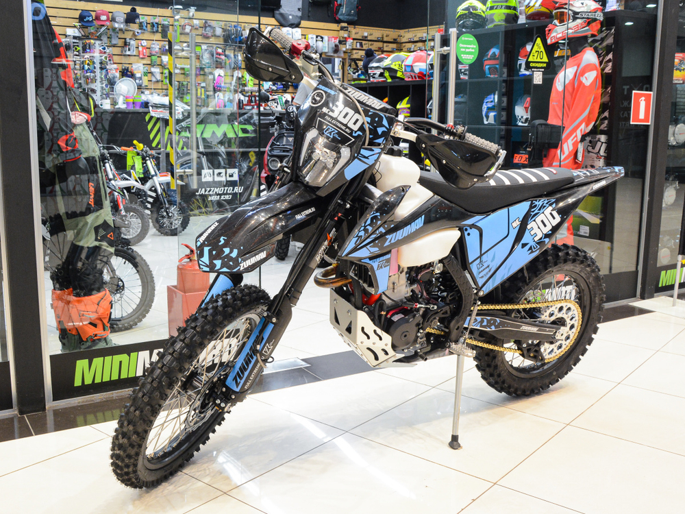 Мотоцикл кроссовый Zuumav K8 (NC300) Blue 21/18