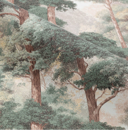 Обои виниловые TC72703-71 ТРЕНД Энергия леса PALITRA TREND сюжетный рисунок, размер 1,06х10 м