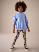 Толстовка удлиненная с капюшоном для девочки Next E61-673, Голубой