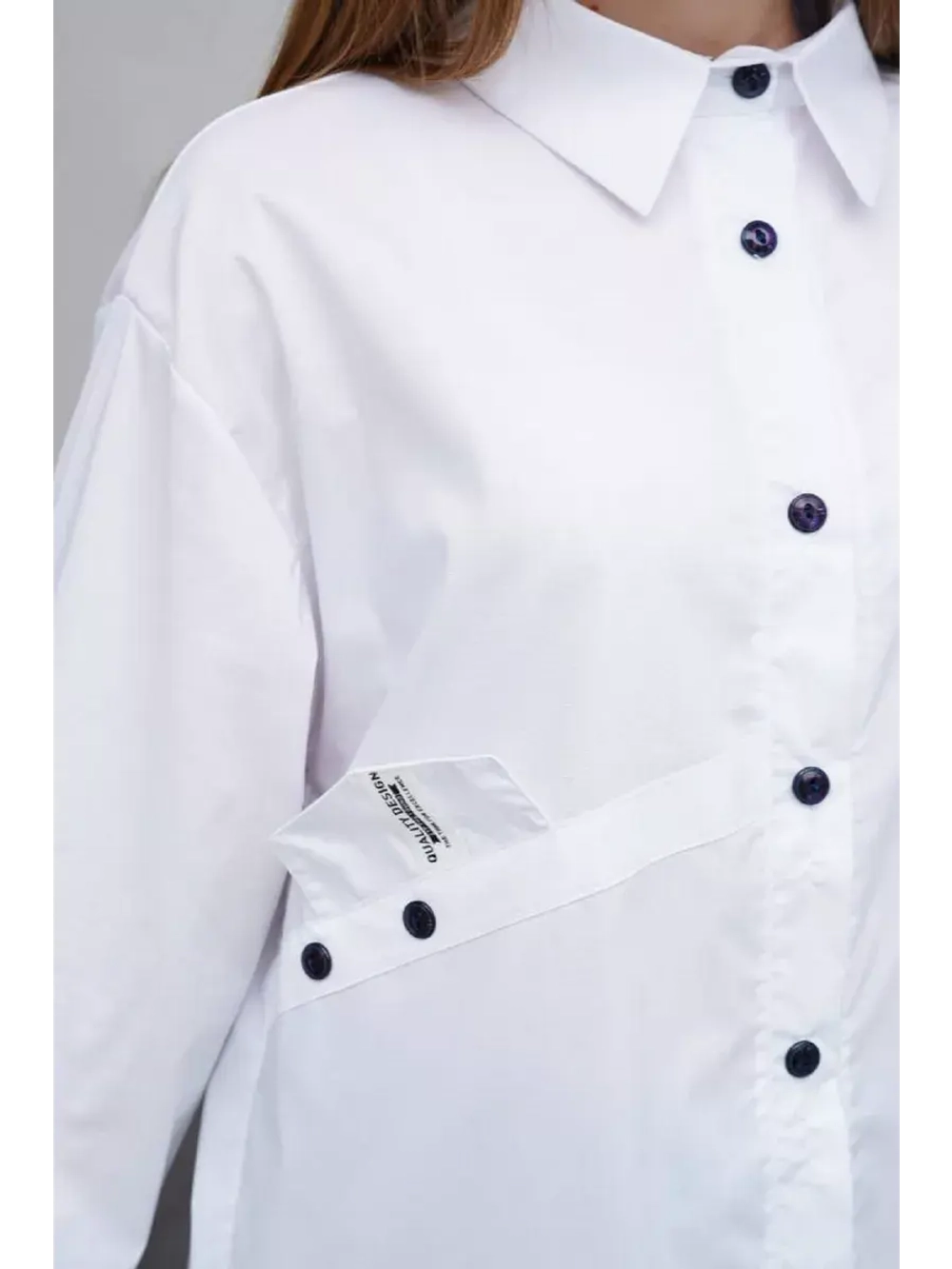 Блузка школьная для девочки оверсайз