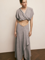 Юбка «Asymmetry» серый