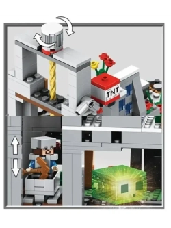 Конструктор Майнкрафт Горная пещера 760 деталей