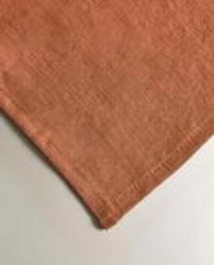 ZARA HOME САЛФЕТКИ ИЗ ЛЬНА (НАБОР ИЗ 2 ШТ.), КОРИЧНЕВЫЙ