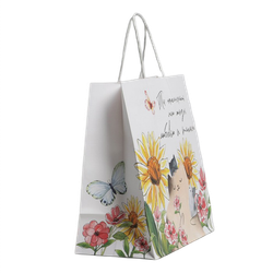 Пакет подарочный «Тепло», 22*22*11 см