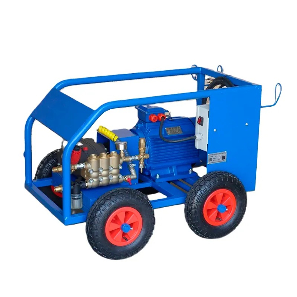 Взрывобезопасный моечный аппарат высокого давления C-TECH EX (350 бар, 900 л/ч, 11 кВт) гидродинамический взрывозащищенный