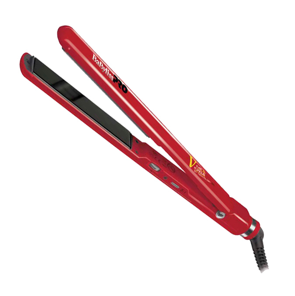 Щипцы-выпрямители красн титан-керам терморег 25*120мм 60Вт