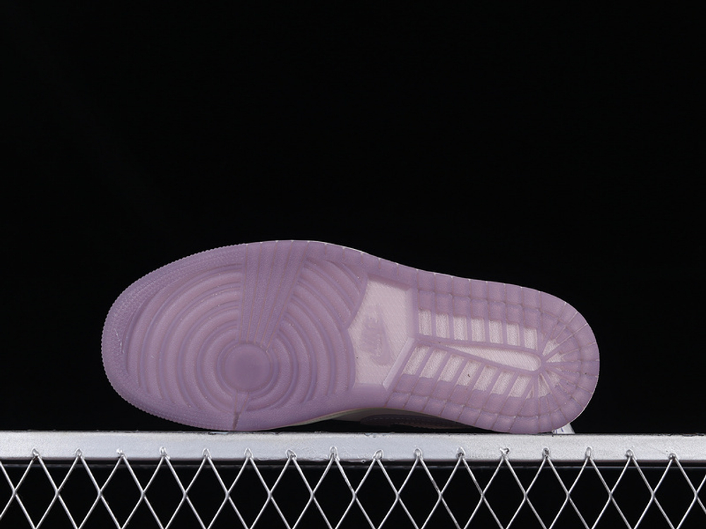 Cream and purple jordans discount