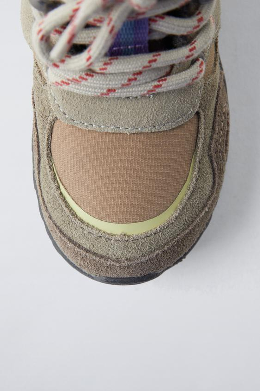 ZARA БОТИНКИ-ХАЙКЕРЫ, ПЕСОЧНО-КОРИЧНЕВЫЙ