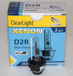 Лампа D2R 6000K ксеноновый свет Clearlight 2шт