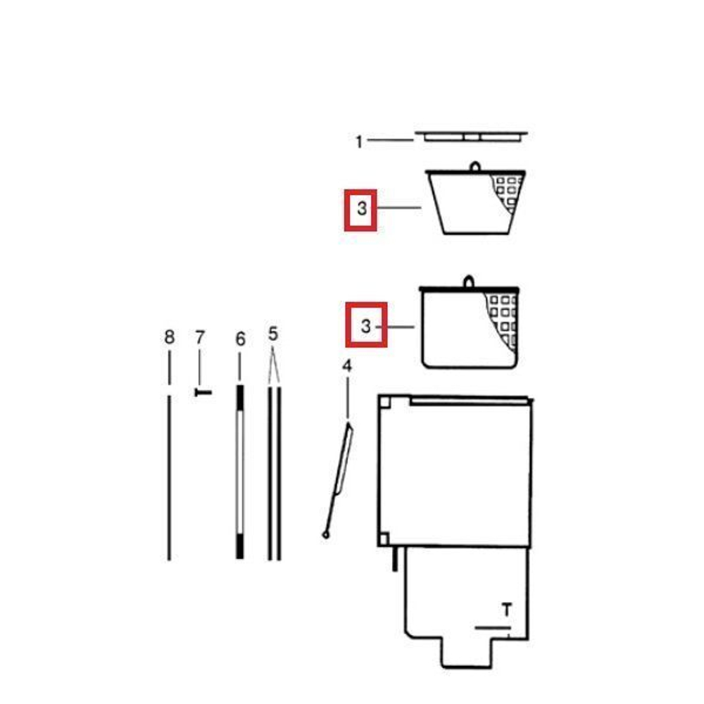 Корзина для скиммеров Hayward SP1084 и SP1085 (SPX1082CA)