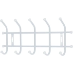 Вешалка настенная 470*215*85 (5 крючков) Матовый белый ВНТ5/МБ