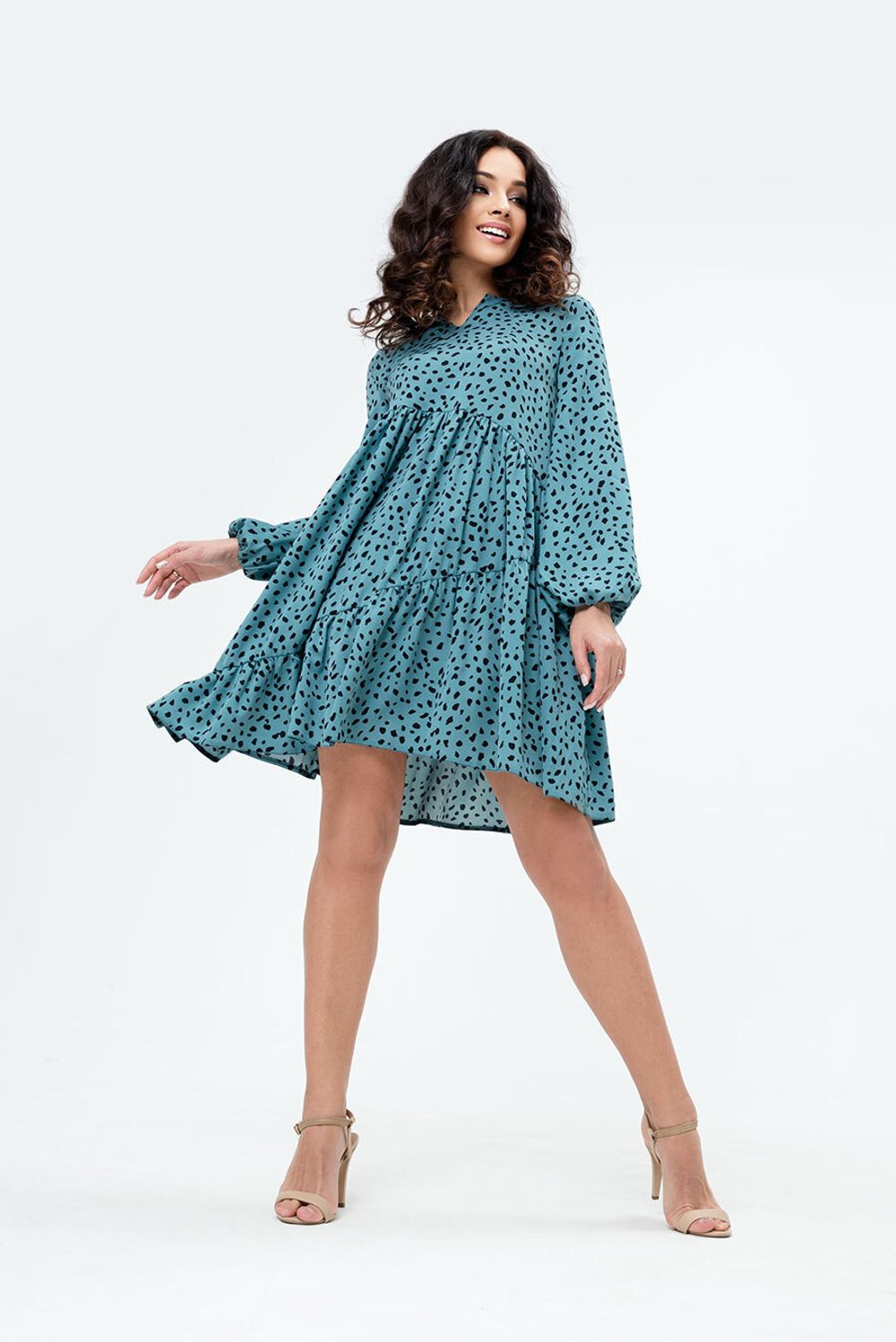 Платье Марика (42-52) Serenada бирюзовый (Акция)