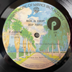 Винтажная виниловая пластинка LP Deep Purple Made In Europe (Japan 1976) (Obi) Lady Double Dealer