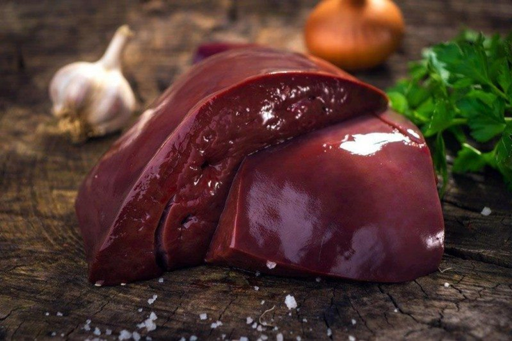 Печень говяжья, 1 кг.