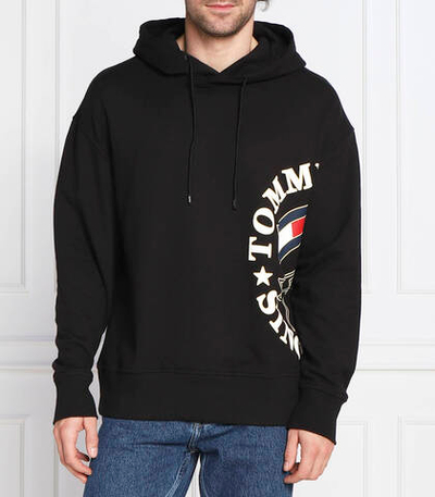 Худи skater prep side Tommy Jeans - черный(DM0DM15025)