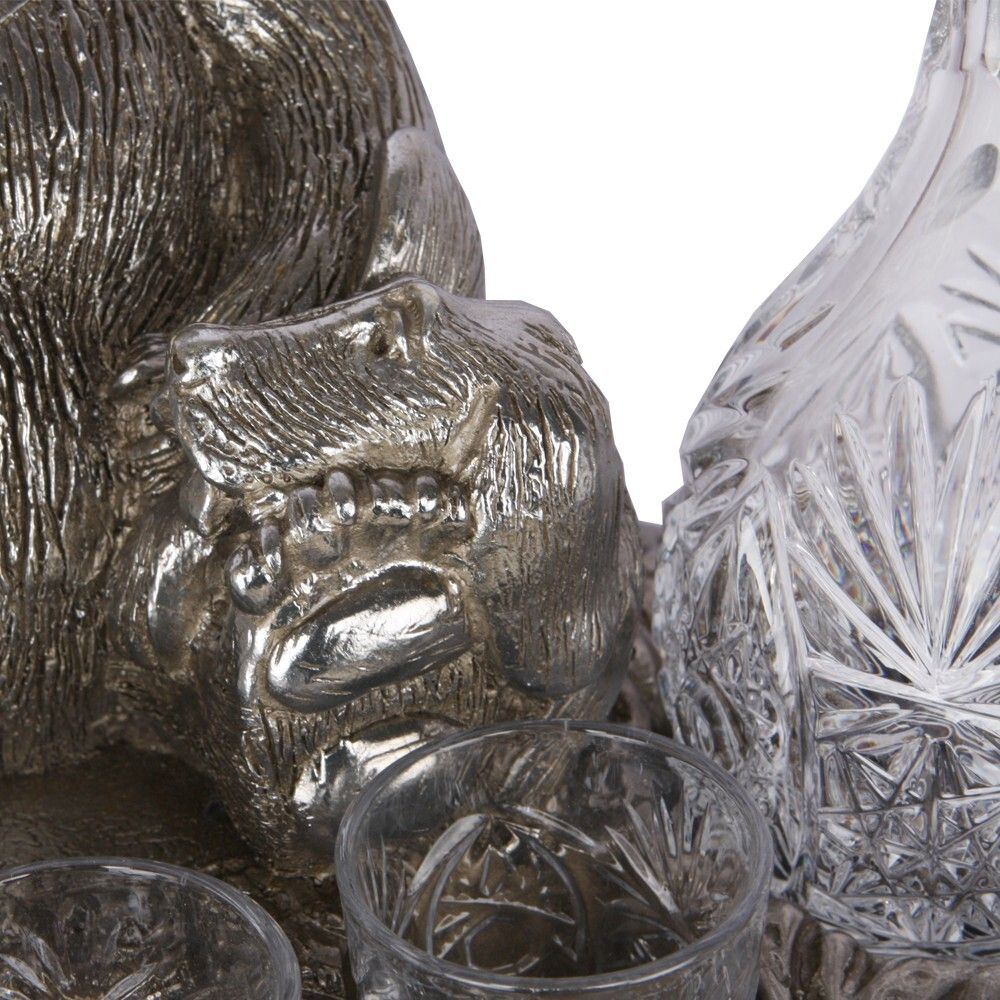 Набор питейный На привале Охотник и Медведь