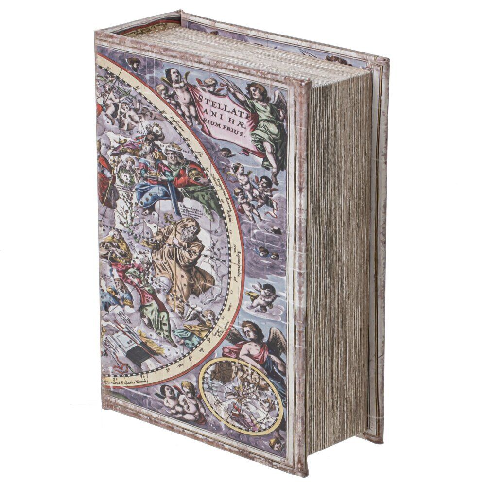 GAEM Шкатулка-книга с замком, L16 W7 H22 см