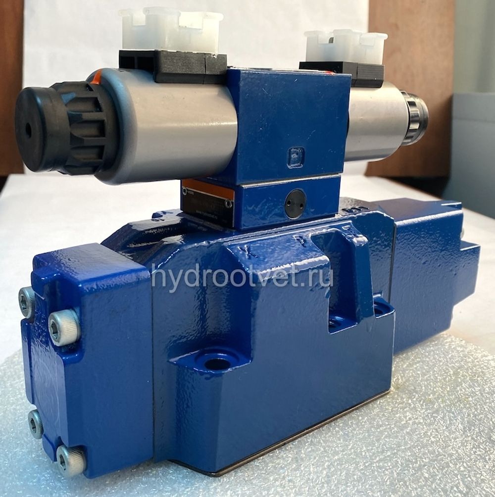 4WRZ16W6-150-7X/6EG24N9ETK4/D3V - Пропорциональный распределитель Ду16 без усилителя, номинальный расход 150 л/мин, схема W6, каналы управления ET - X и Y - внутренние