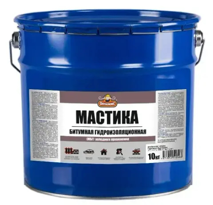 OPTILUX  Мастика Битумная Гидроизоляционная МБГ 16кг (ИжСинтез)