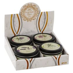 GAEM Свеча ароматическая (блок микс 4шт), L6 W6 H4 см, 4в.