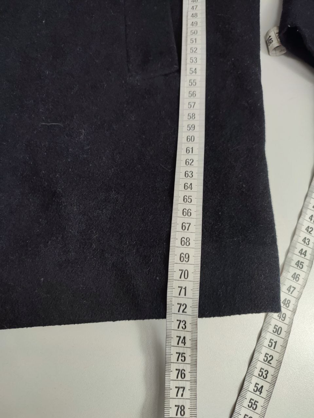 Пальто короткое с шерстью 46 размер