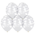 Шар латексный 35см Облака Шары (Прозрачный)