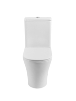 Унитаз-компакт BelBagno ACQUA-TOR BB2801CP-TOR/SC + BB2801T безободковый с сиденьем и смывом TORNADO