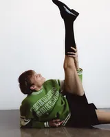 Зеленый свитер 