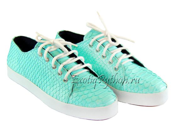 Кеды из кожи питона SH-1